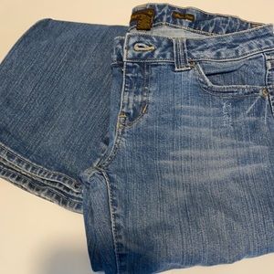 Stretch boot cut jeans